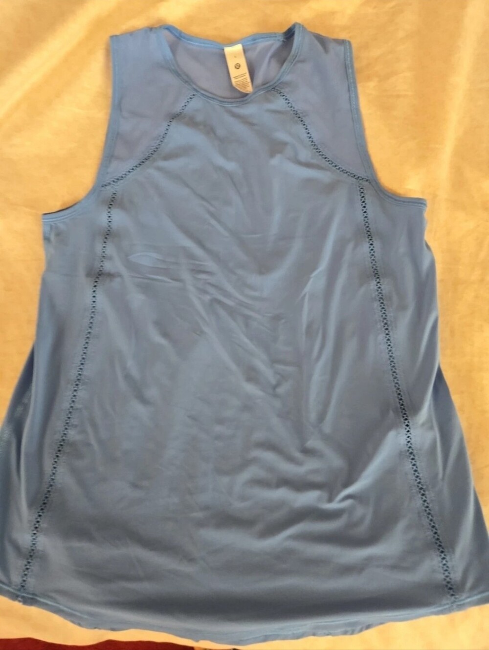 Lululemon Sculpt Top, Lt Blue Sz 4
